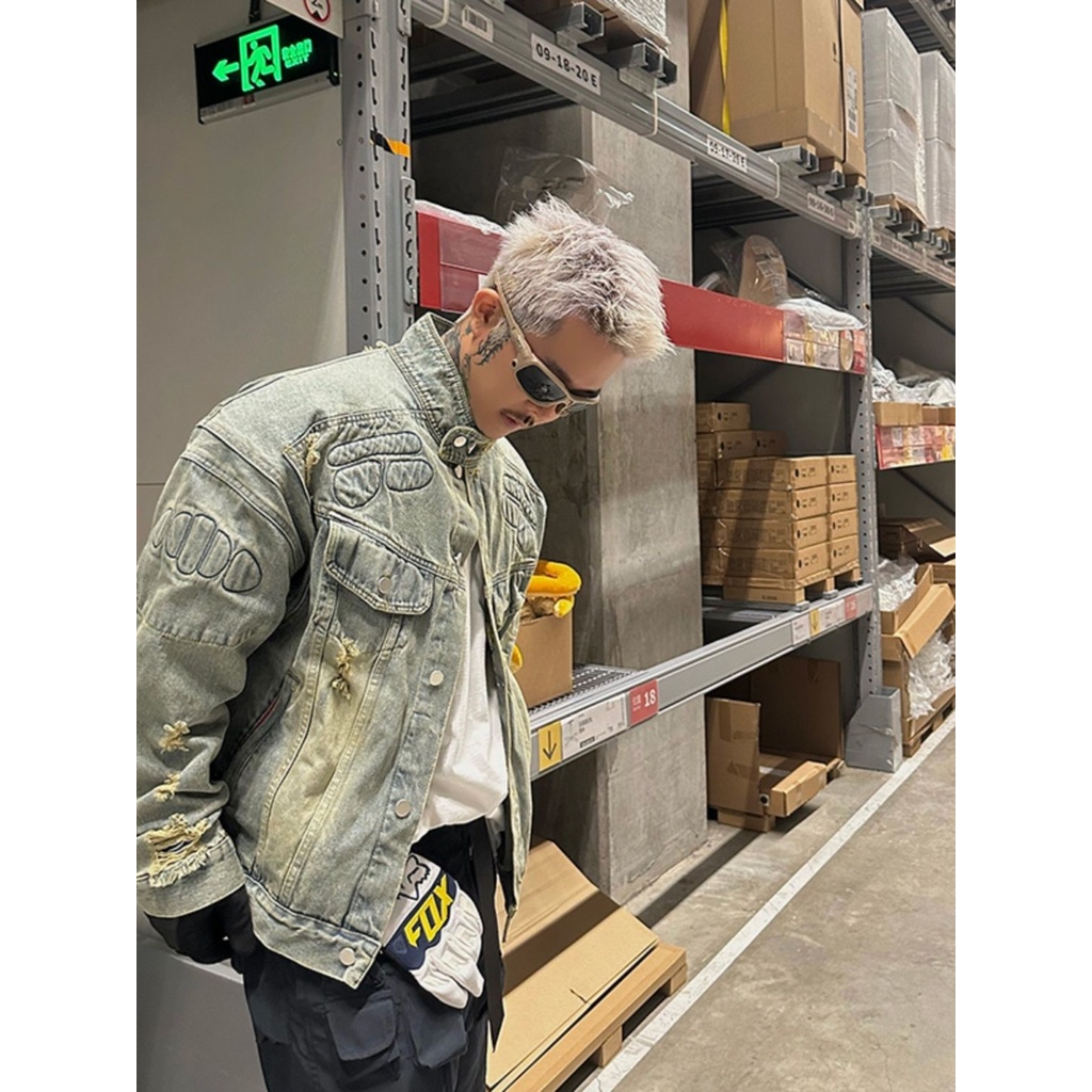 Áo Khoác denim Thời Trang Cá Tính Cho Nam Nữ