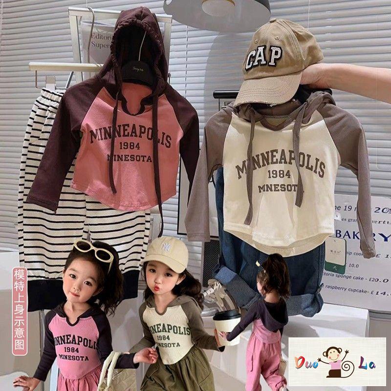Áo Hoodie cotton Tay Dài In Chữ Phong Cách Công Chúa Thời Trang Mùa Thu Dành Cho Bé Gái