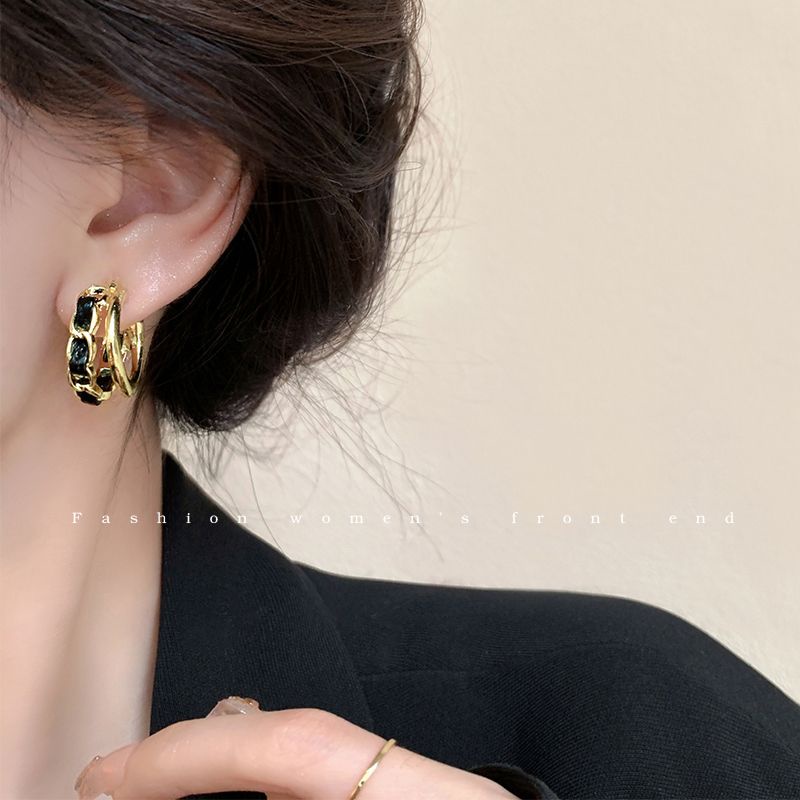 Một Cặp Bông Tai Kim Bạc sterling 2023 Cao Cấp 11.14