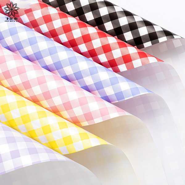 Giấy gói hoa 1 bông giấy gói hoa Mùa hè kiểm tra hoa bao bì giấy quà tặng lưới Ouya giấy không thấm nước bó hoa giấy bao bì cửa hàng hoa vật liệu đóng gói