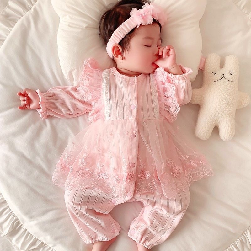 Áo Liền Quần Siêu Dễ Thương Cho Bé Sơ Sinh 0-13 Tháng Tuổi
