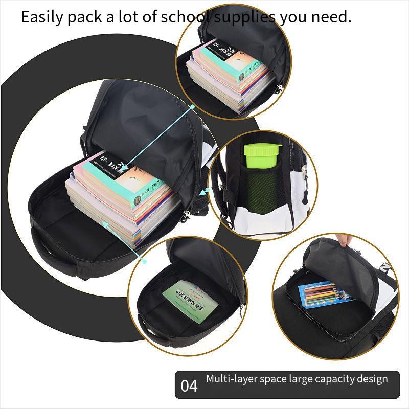 Cặp sách Naruto cho bé trai cặp sách Kakashi sức chứa lớn