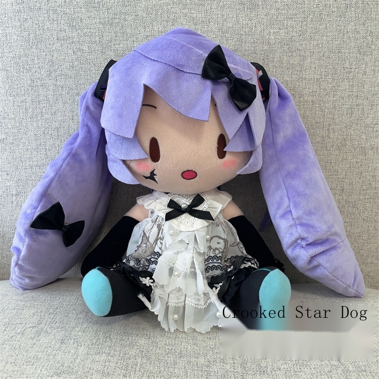 Búp Bê Nhồi Bông Hình hatsune miku Phong Cách gothic