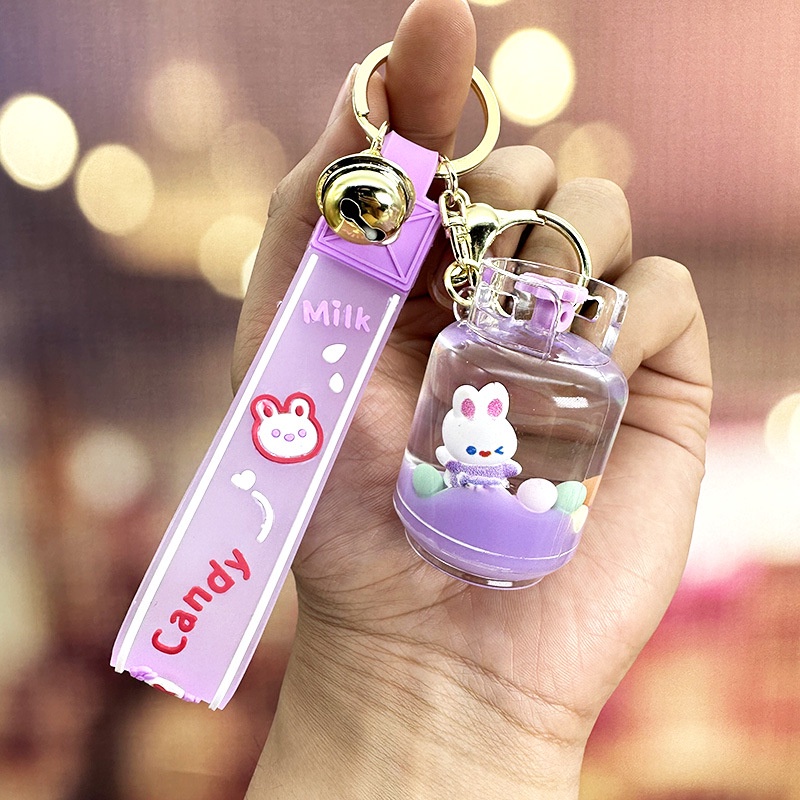 Móc Khóa Hình Chú Thỏ Hoạt Hình Dễ Thương Sáng Tạo