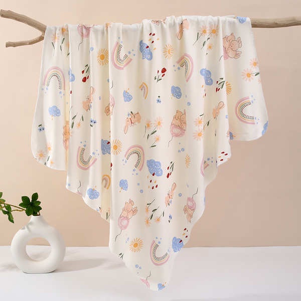 Khăn Quấn Bé Sơ Sinh Chất Liệu cotton Phù Hợp Cho Mùa Thu Đông