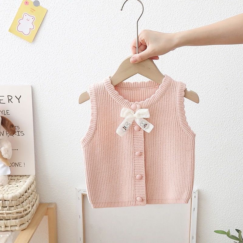 Áo Khoác cardigan Len Phong Cách Hàn Quốc Thời Trang Mùa Thu 2023 Mới Cho Bé Gái☞9.3