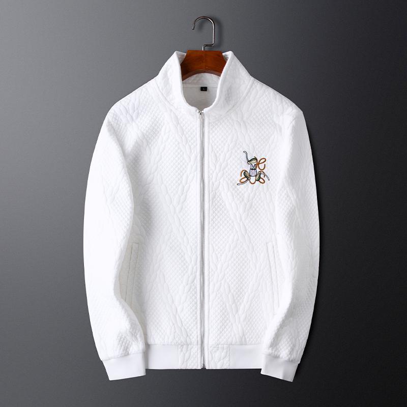 Bộ Áo Khoác + Quần Dài Thể Thao Thêu Họa Tiết Độc Đáo Thời Trang Mùa Thu Cho Nam