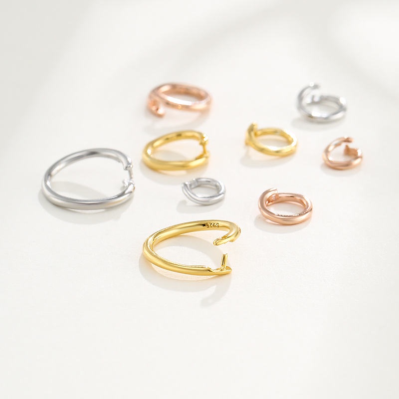 Khóa Nhẫn Mở Bằng Bạc 925 Dùng Làm Trang Sức diy