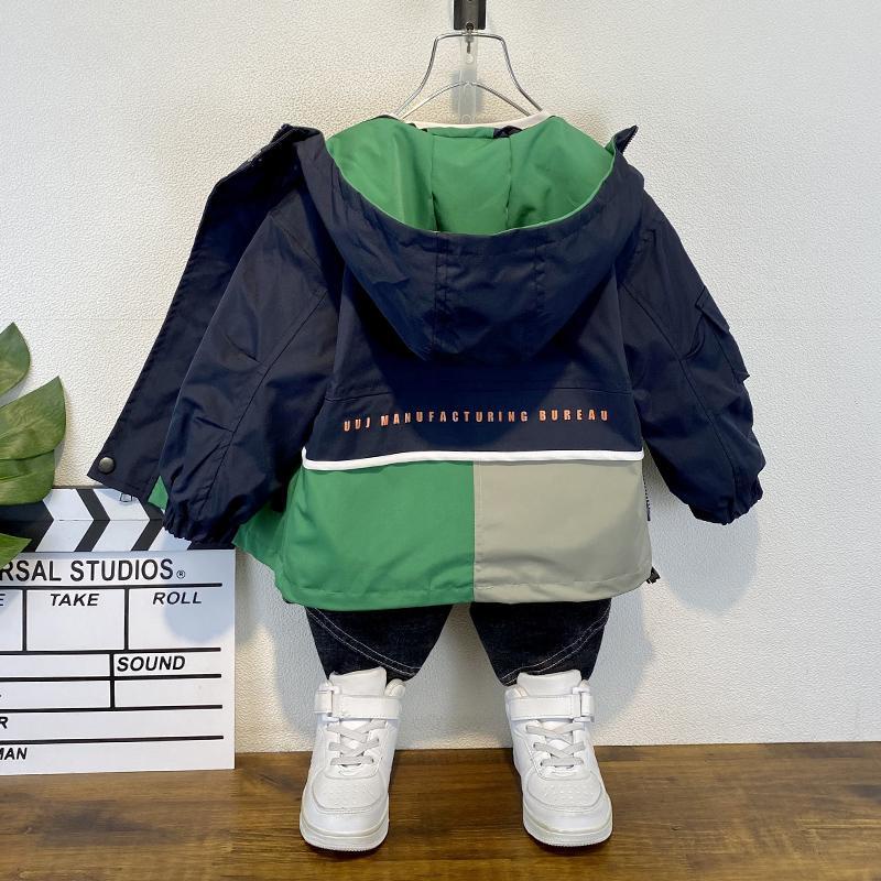 Áo Khoác Gió Phong Cách Hàn Quốc Thời Trang Xuân Thu Mới 2023 Cho Bé Trai