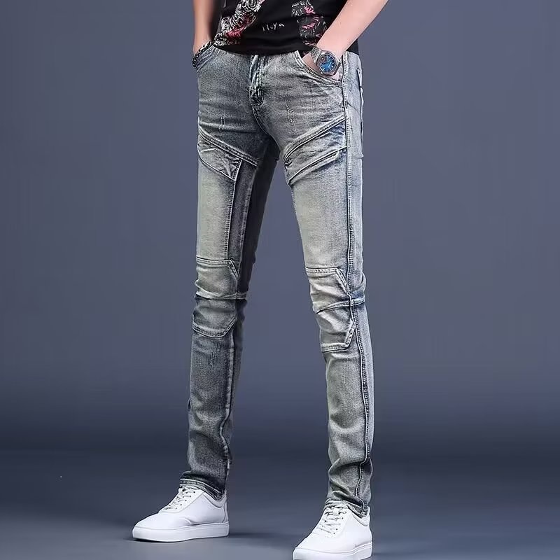 Quần jeans Nam Rách Gối Cá Tính