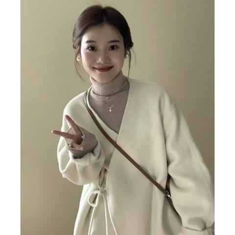 Áo sweater Cổ Cao Phong Cách Hàn Quốc Thời Trang Mùa Thu Hàng Mới Dành Cho Nữ