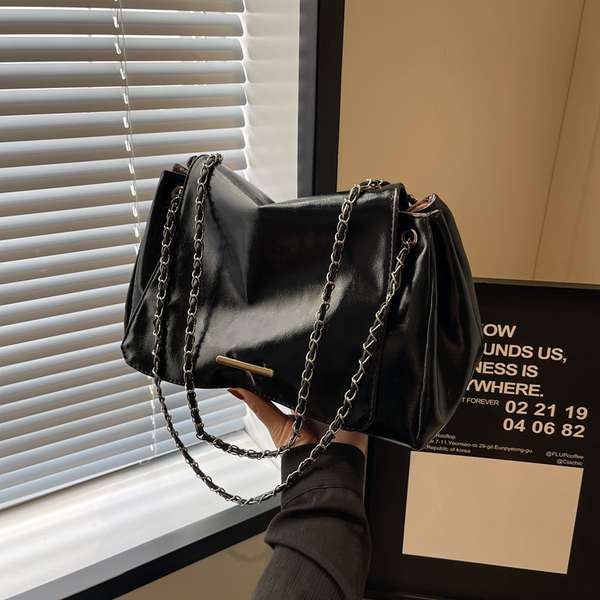 Túi tote có khóa kéo túi tote to Túi xách nách dung tích lớn 2023 mới của Pháp túi tote túi đeo chéo vai retro