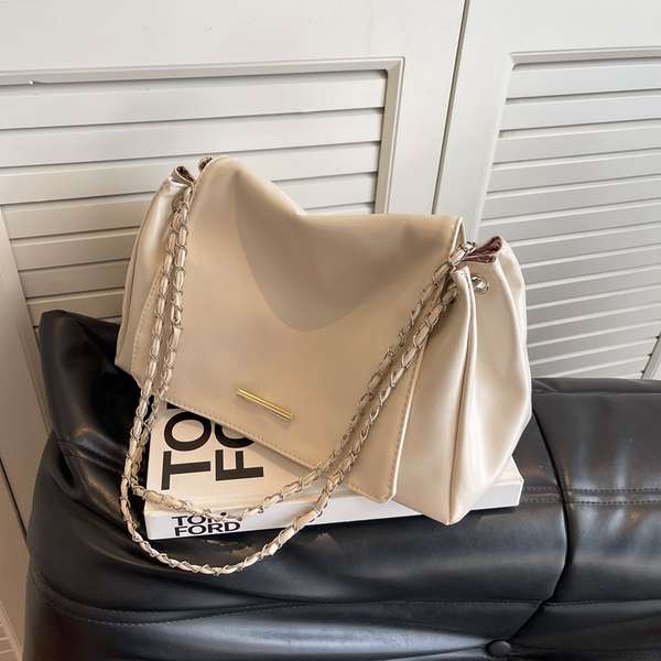 Túi tote có khóa kéo túi tote to Túi xách nách dung tích lớn 2023 mới của Pháp túi tote túi đeo chéo vai retro