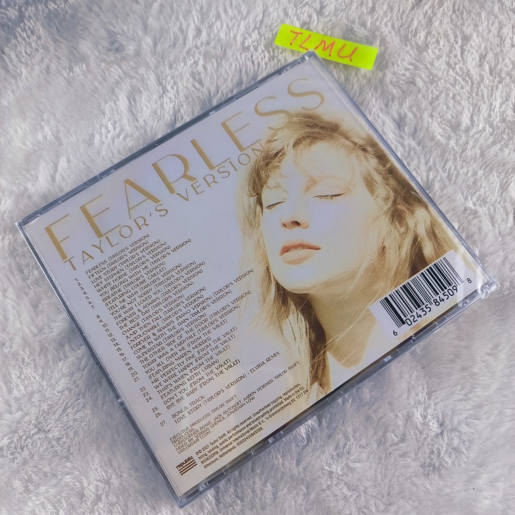 Taylor Swift Fearless  2CD Bộ 2 Đĩa Cd album Nhạc pop Dân Gian Mới Nhất 2021