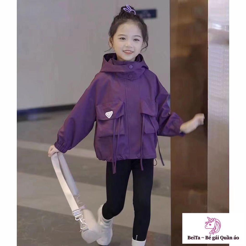 Áo Khoác parka Dáng Rộng Cao Cấp Phong Cách Phương Tây Đơn Giản Thời Trang Mùa Thu Cho Bé Gái Bán Chạy