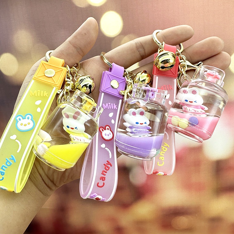 Móc Khóa Hình Chú Thỏ Hoạt Hình Dễ Thương Sáng Tạo