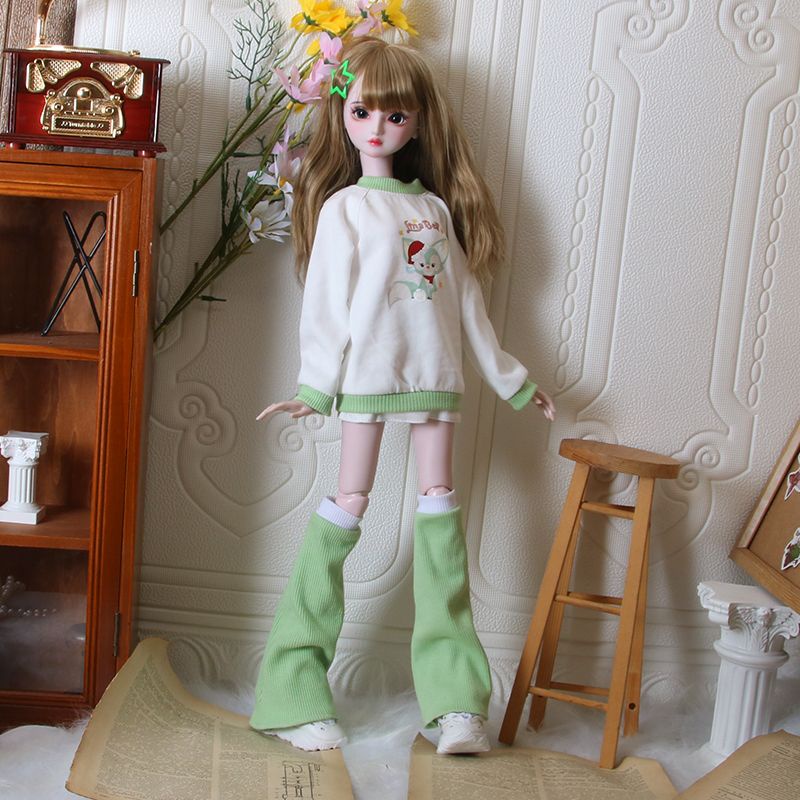 Áo Sweater 3 Điểm Họa Tiết Lá loli cm10.20 Dài 60cm Dễ Thương Cho Bé
