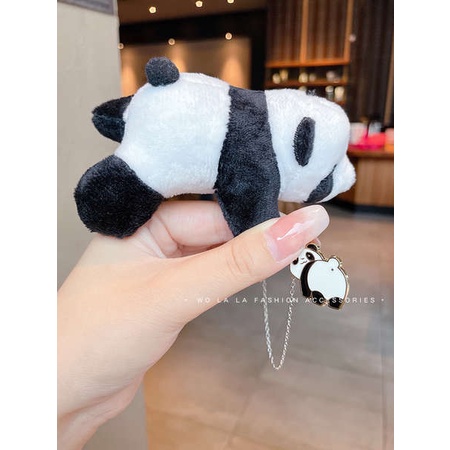 Ghim Cài Áo Hình Gấu Trúc Nhồi Bông Dễ Thương