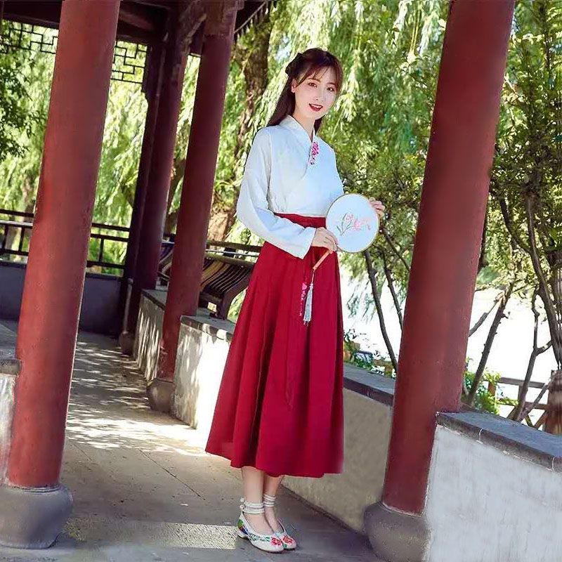 Bộ Hán Phục Cách Tân Phong Cách Trung Hoa Cho Nữ1009011Vòng Đeo Tay Aaa Aaa Chất Lượng Cao