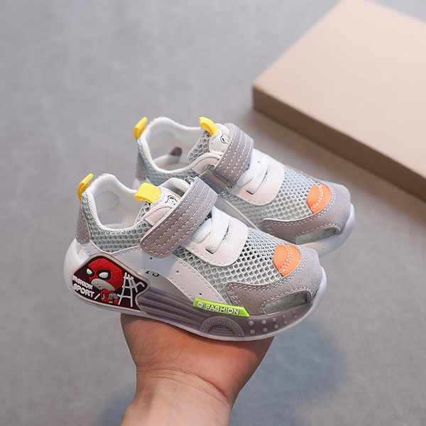 Lưng Giày Thể Thao Phối Lưới Thoáng Khí Thời Trang Xuân Thu 2023 Cho Bé