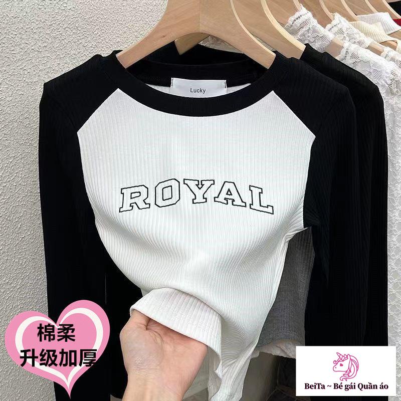 Áo Thun Phong Cách Mới Thời Trang Xuân Thu Cho Bé Gái