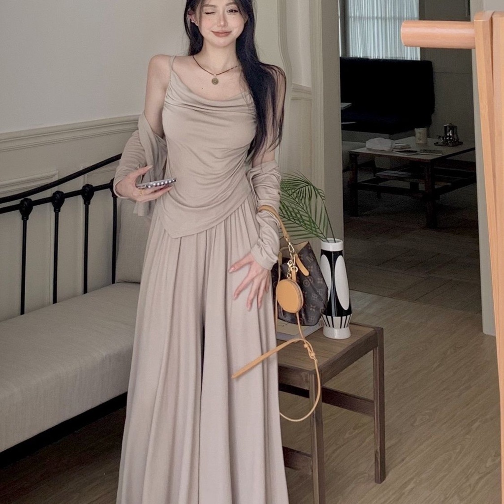 Set Áo Khoác cardigan + Áo Khoác cardigan + Chân Váy Thời Trang Cho Nữ