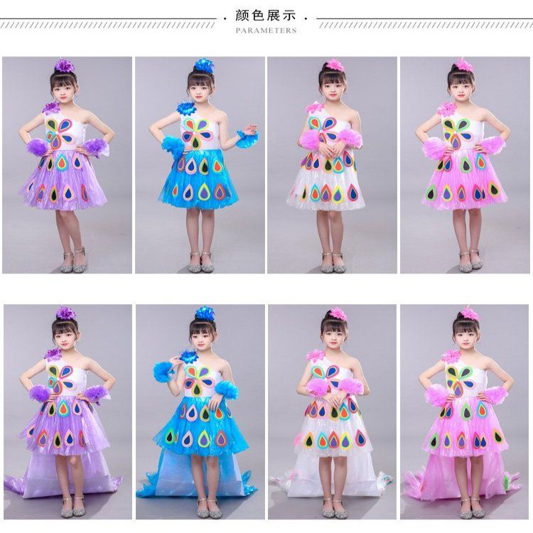 Trang Phục Trình Diễn Thân Thiện Với Môi Trường Thời Trang Cho Trẻ Em Mẫu Giáo f 9.18 f 9.18