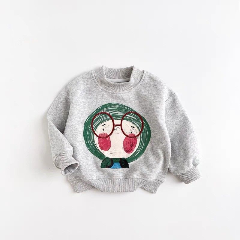 Áo Nỉ Thu Đông Phong Cách Hàn Quốc Kiểu Mới Cho Bé Gái