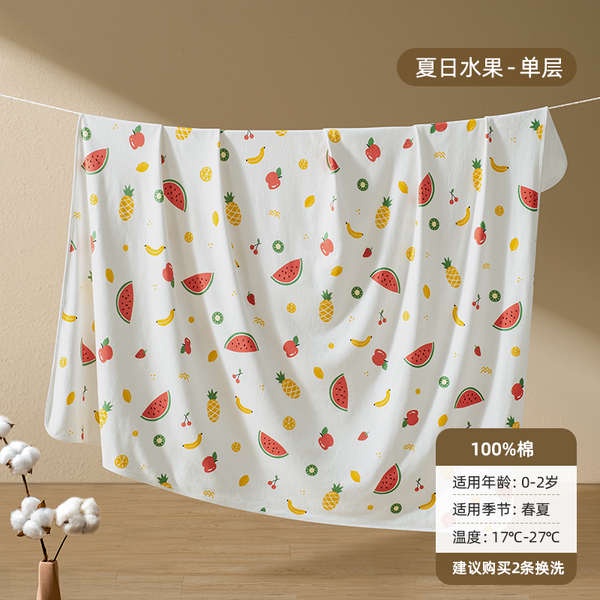 Chăn Quấn Bé Sơ Sinh Bằng cotton Nguyên Chất