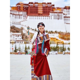 T tây tạng áo choàng tây tạng hóa trang phong cách tây tạng tây tạng