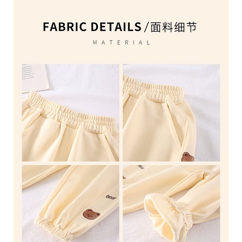 Quần Dài Dáng Rộng Phong Cách Thời Trang Xuân Thu Dành Cho Bé Gái