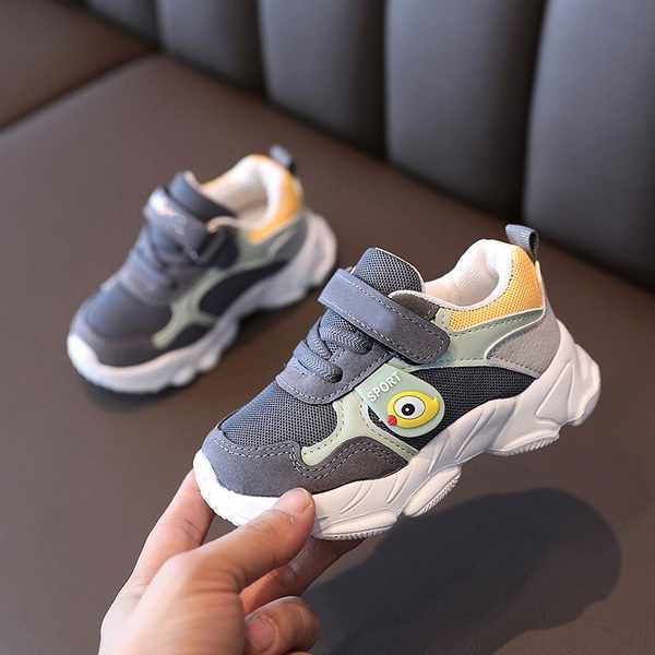 Lưng Giày Thể Thao Phối Lưới Thoáng Khí Thời Trang Xuân Thu 2023 Cho Bé