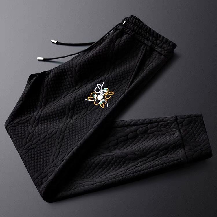 Bộ Áo Khoác + Quần Dài Thể Thao Thêu Họa Tiết Độc Đáo Thời Trang Mùa Thu Cho Nam