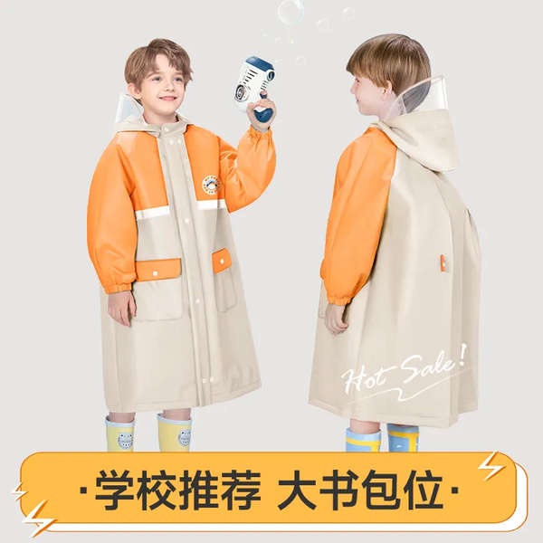 Áo Mưa Chống Thấm Nước Dành Cho Bé Trai Gái 7 Tuổi