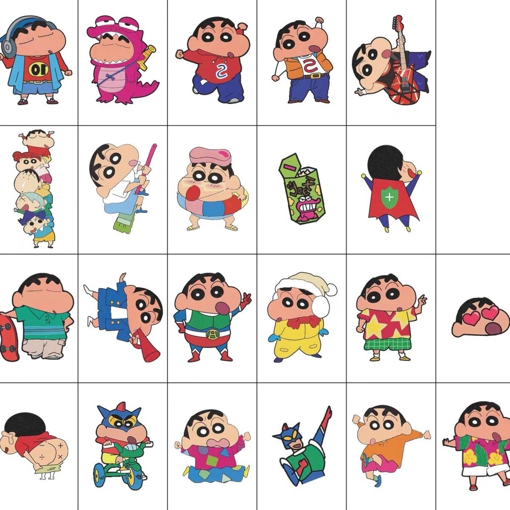 Hình Xăm Dán Hoạt Hình shin-chan Chống Thấm Nước Lâu Trôi Dành Cho Nam Và Nữ