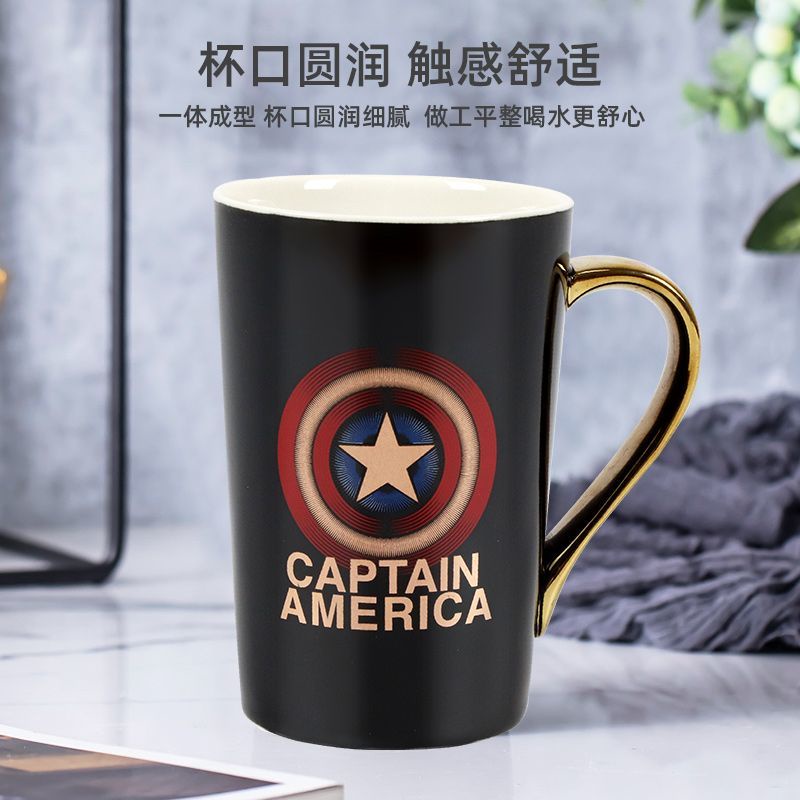 Cốc Uống Nước Bằng Gốm Sứ In Hình marvel avengers iron man spiderman Đậu Nành phnom penh