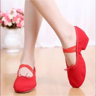 Giày Múa Ba Lê Đế Mềm Mũi Vuông Dành Cho Nữ