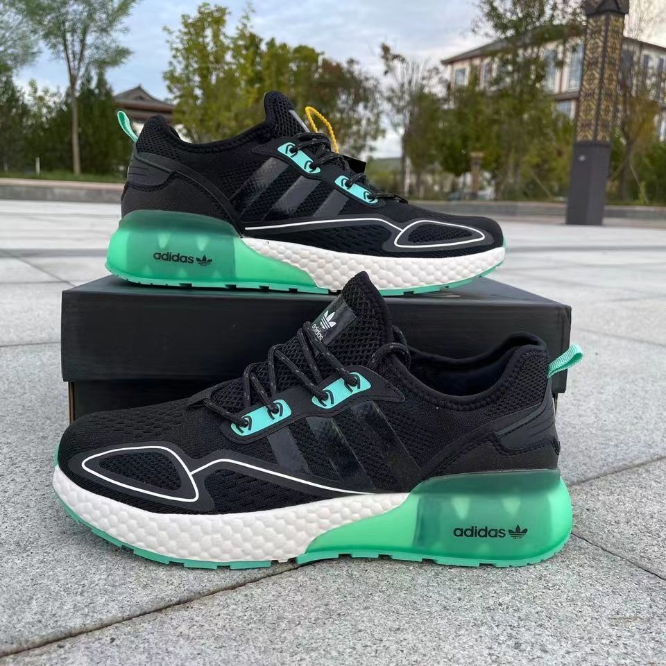 Yi yang Qinxi Giày Thể Thao Chạy Bộ Lưới Thoáng Khí Đế Mềm Màu Trắng Nhỏ Phong Cách Đơn Giản Cho Nam Và Nữ