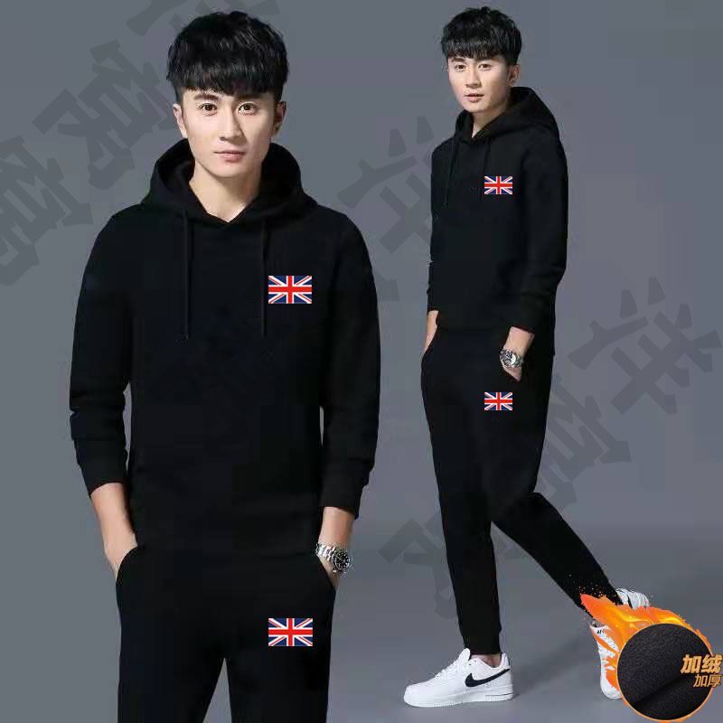 Áo Hoodie Bằng Vải Nhung Dày Dặn Phối Lông Chồn Phong Cách Thể Thao Trẻ Trung Cho Nam