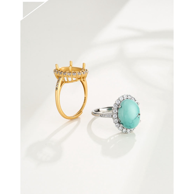 Nhẫn Bạc 925 3 * 5 * 7 * 9 * 11 Mạ Vàng Hồng 18k 4 * 6 * 8 * 10 * 14