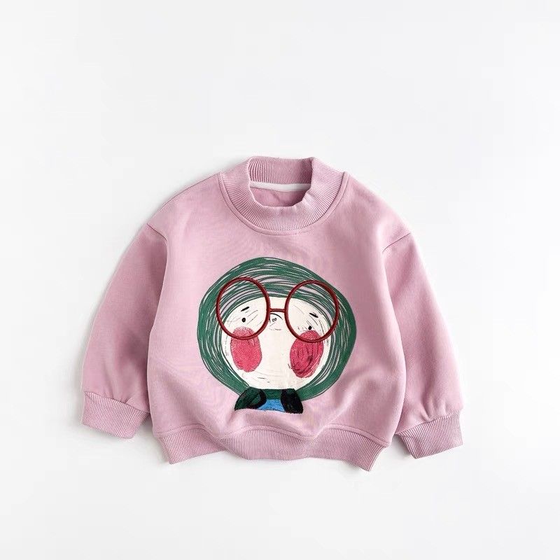 Áo Nỉ Thu Đông Phong Cách Hàn Quốc Kiểu Mới Cho Bé Gái