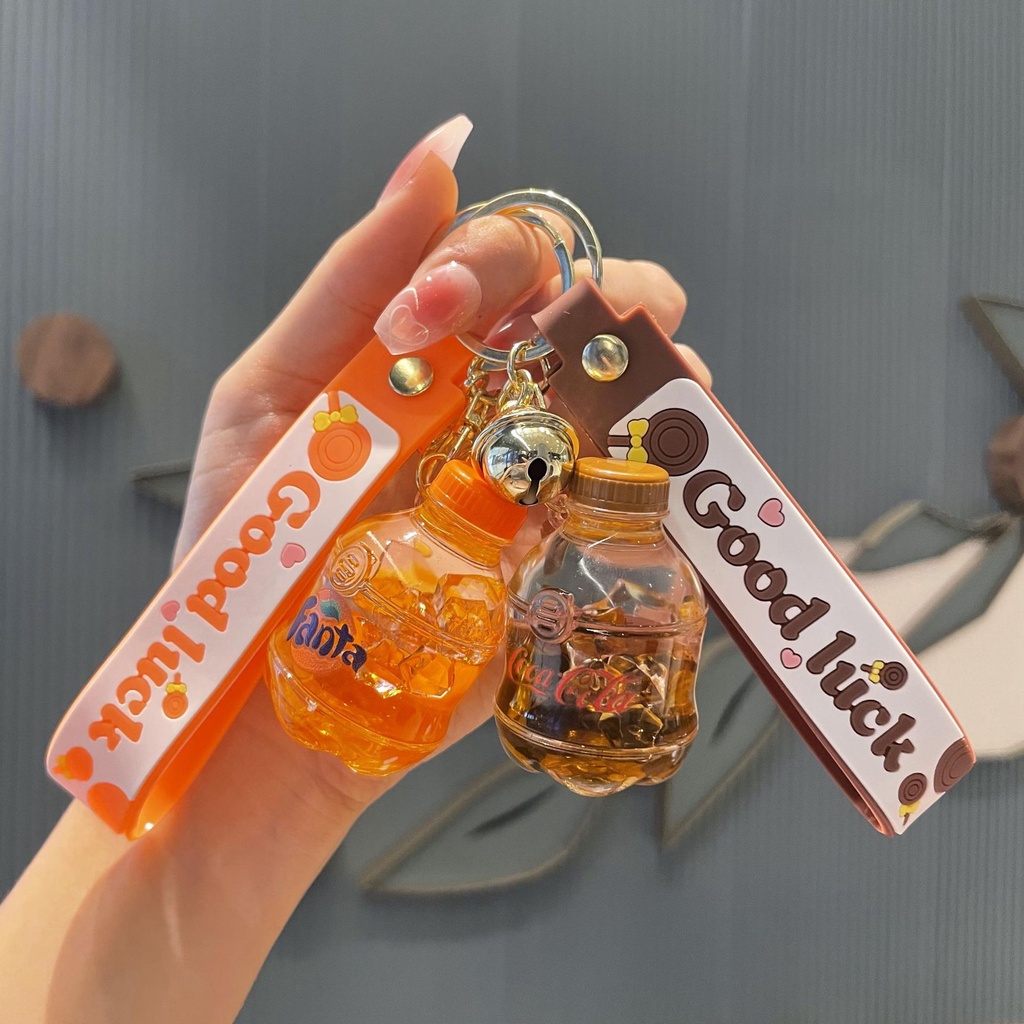 Móc Khóa Hình Chai Nước Ngọt Coca cola Độc Đáo