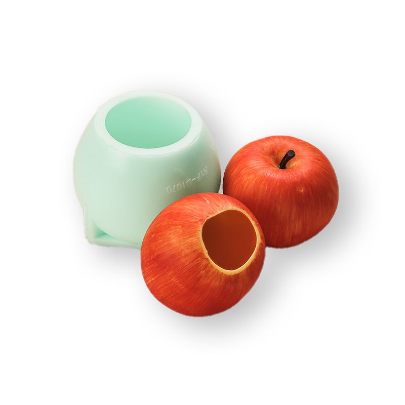 ☀☎☞Khuôn Làm Bánh Bằng silicone Hình Quả Táo Ba Chiều Giáng Sinh☀10.20