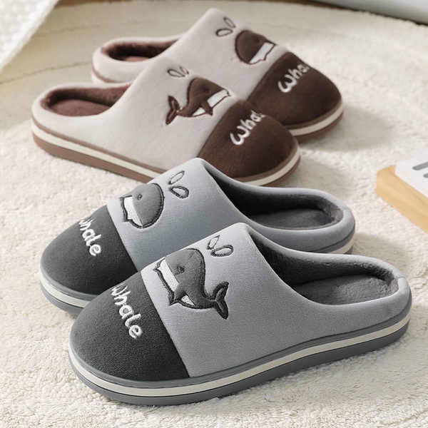 Dép Bông Đi Trong Nhà Chống Trượt Họa Tiết Hoạt Hình Dễ Thương