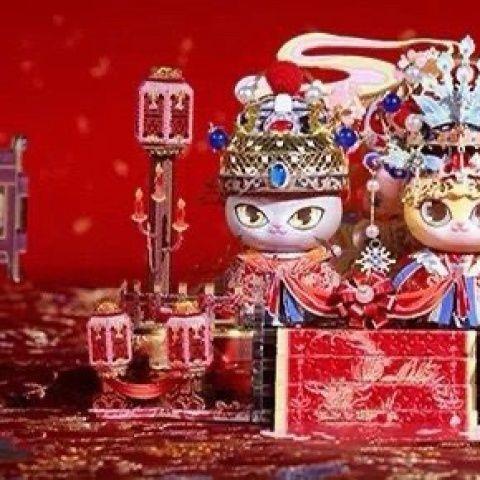 Mô Hình Đồ Chơi Lắp Ráp Chú Mèo Hạnh Phúc Ba Chiều 3d Bằng Kim Loại Trang Trí Đám Cưới / Kỳ Nghỉ