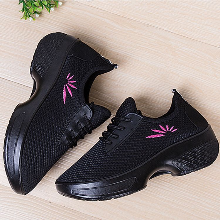 Giày Khiêu Vũ Mũi Vuông Đế Mềm Thoáng Khí Thời Trang Cho Nữ