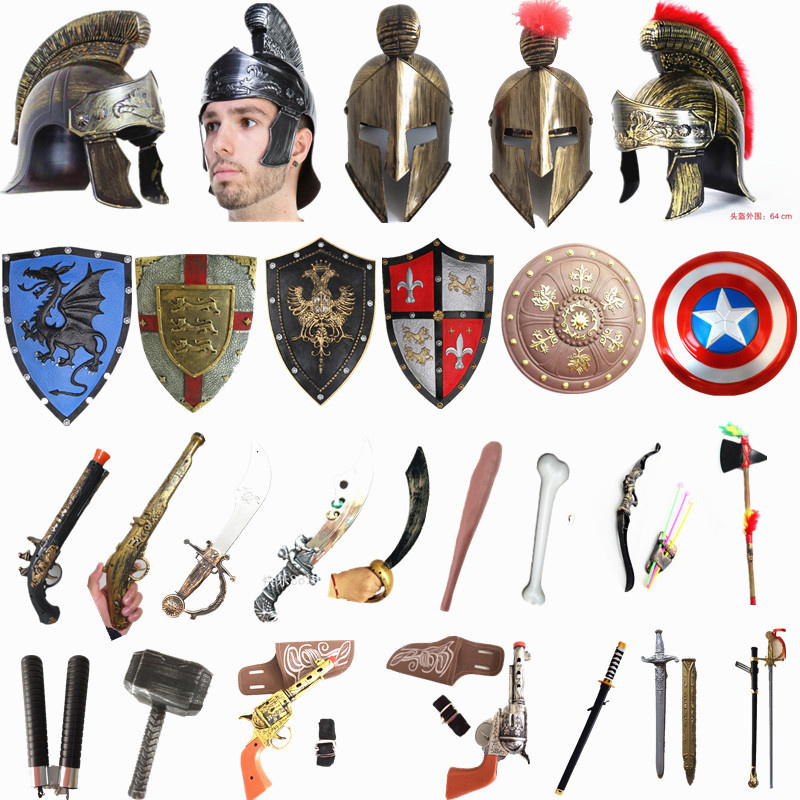 [Giao hàng 24 giờ] Halloween Đạo cụ Halloween Tấm chắn vũ khí PU Đồ chơi trẻ em Kiếm Axe Mô phỏng Vũ