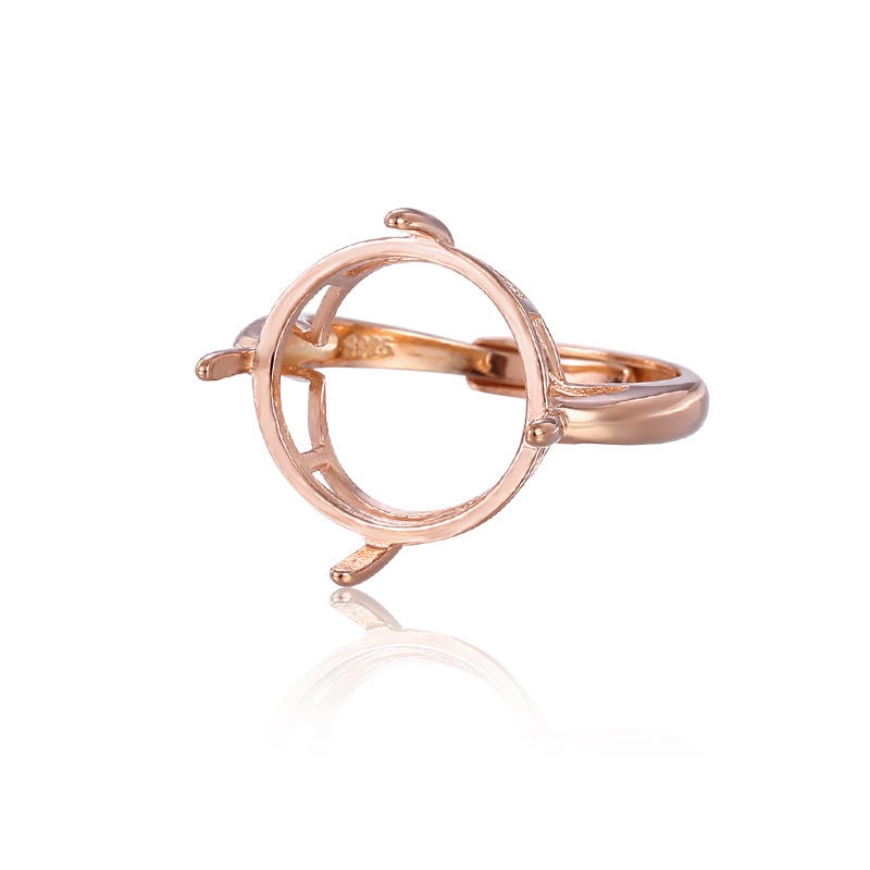 Giá Đỡ Nhẫn Mạ Vàng 18k 18k Thiết Kế Đơn Giản Phong Cách Nhật Hàn Cho Nam Và Nữ # 3-15