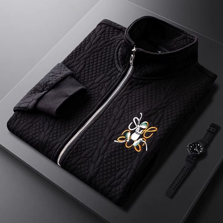 Bộ Áo Khoác + Quần Dài Thể Thao Thêu Họa Tiết Độc Đáo Thời Trang Mùa Thu Cho Nam