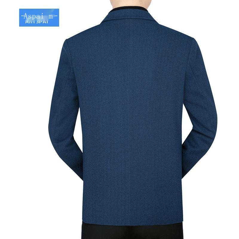 Áo Khoác Vest Thêu Họa Tiết Màu Trơn Thời Trang Cao Cấp Cho Nam